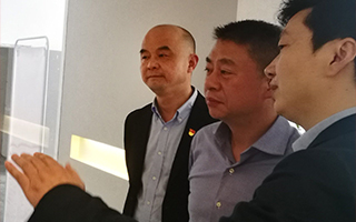 海寧市委朱書記率隊來我司參觀考察