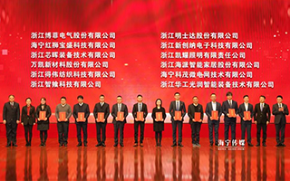 公司榮獲2021年度海寧市兩大榮譽獎項